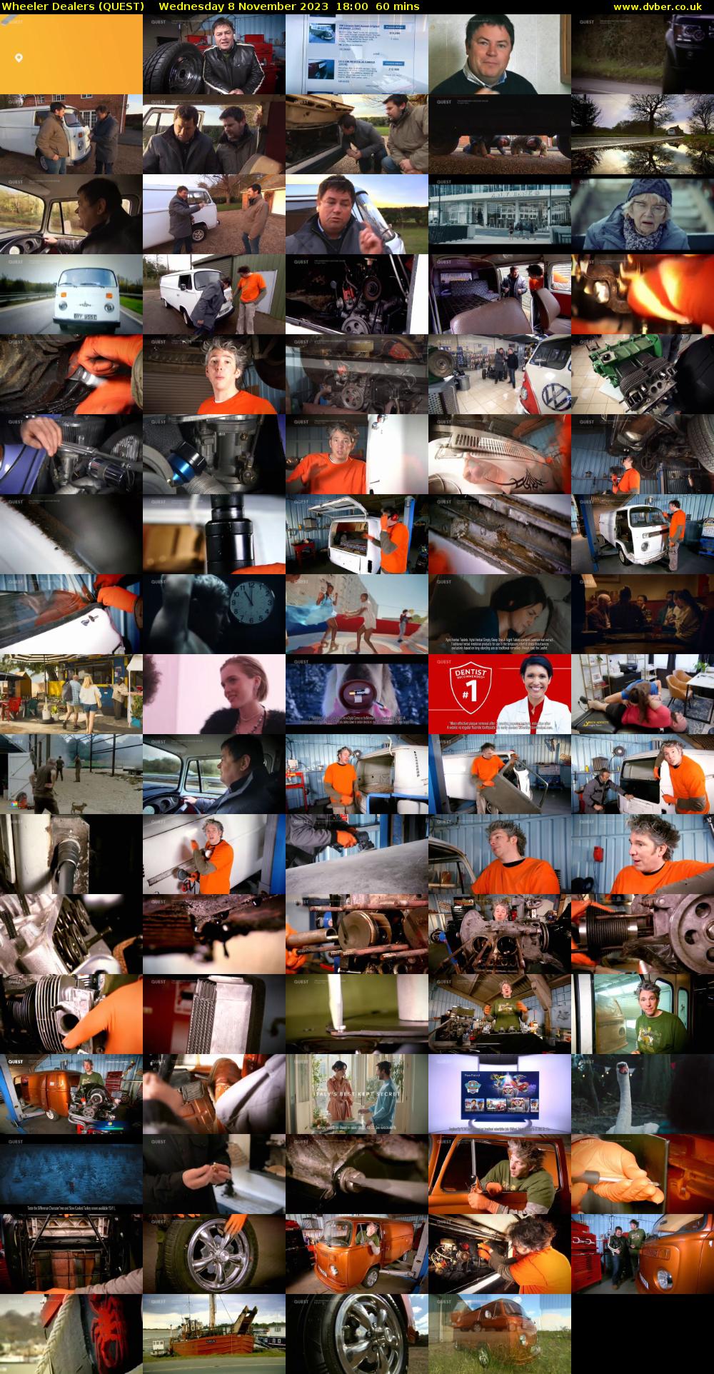 Wheeler Dealers (QUEST) Wednesday 8 November 2023 18:00 - 19:00