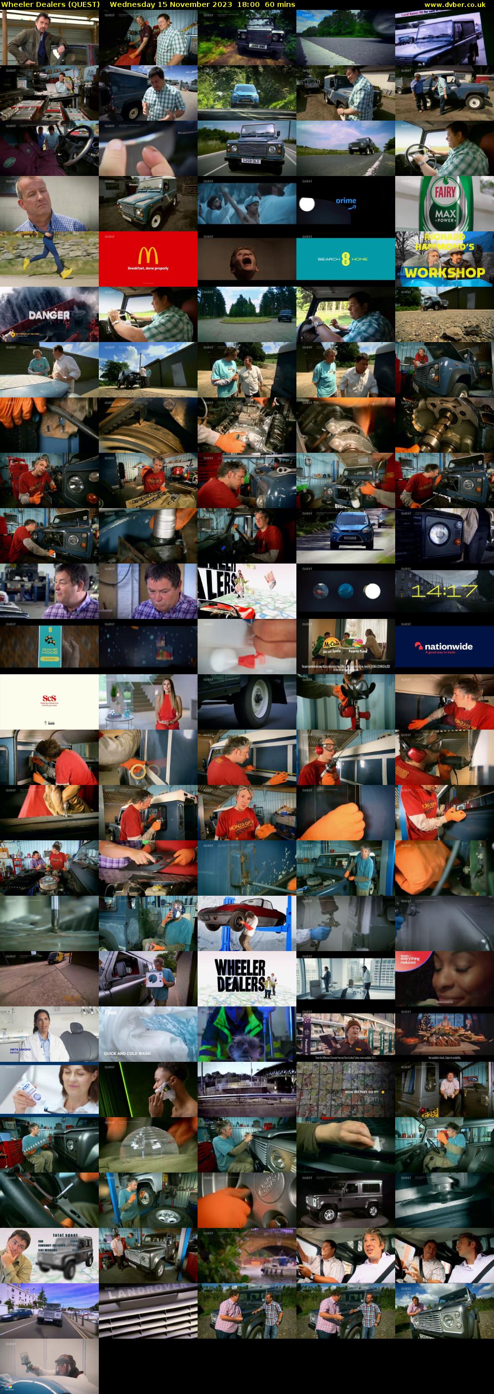 Wheeler Dealers (QUEST) Wednesday 15 November 2023 18:00 - 19:00