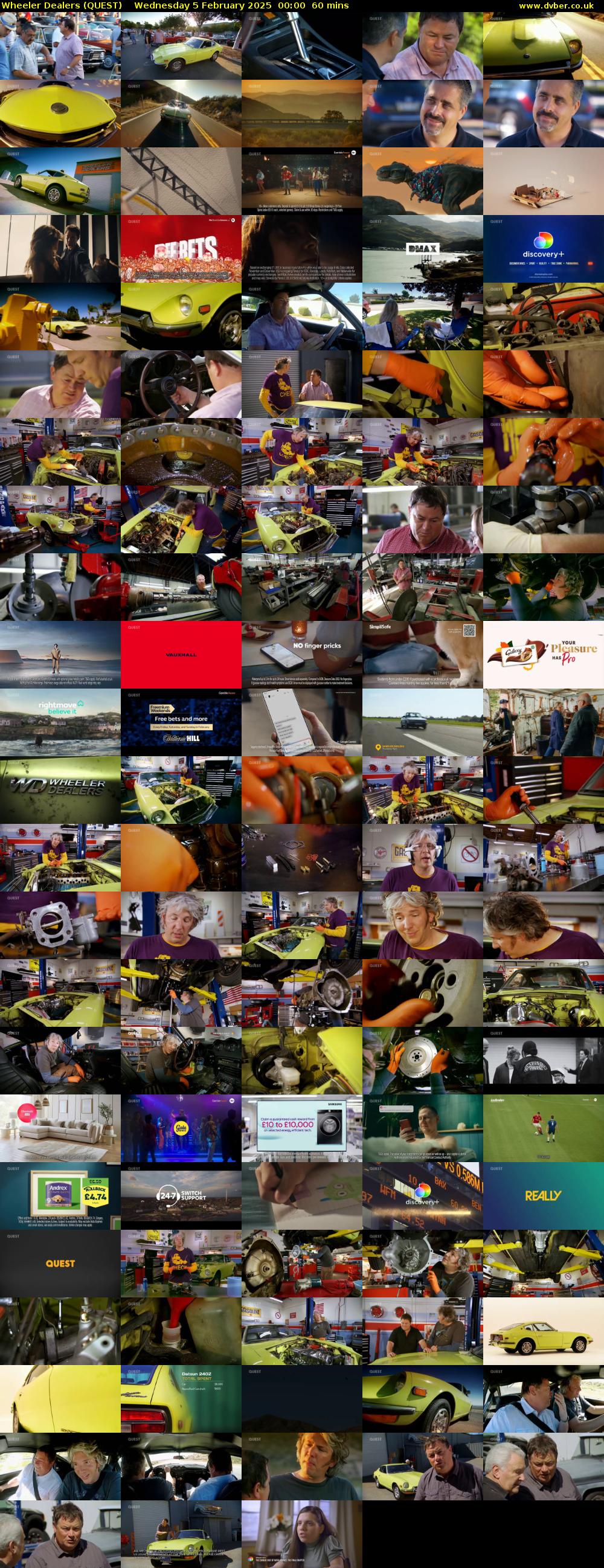 Wheeler Dealers (QUEST) Wednesday 5 February 2025 00:00 - 01:00
