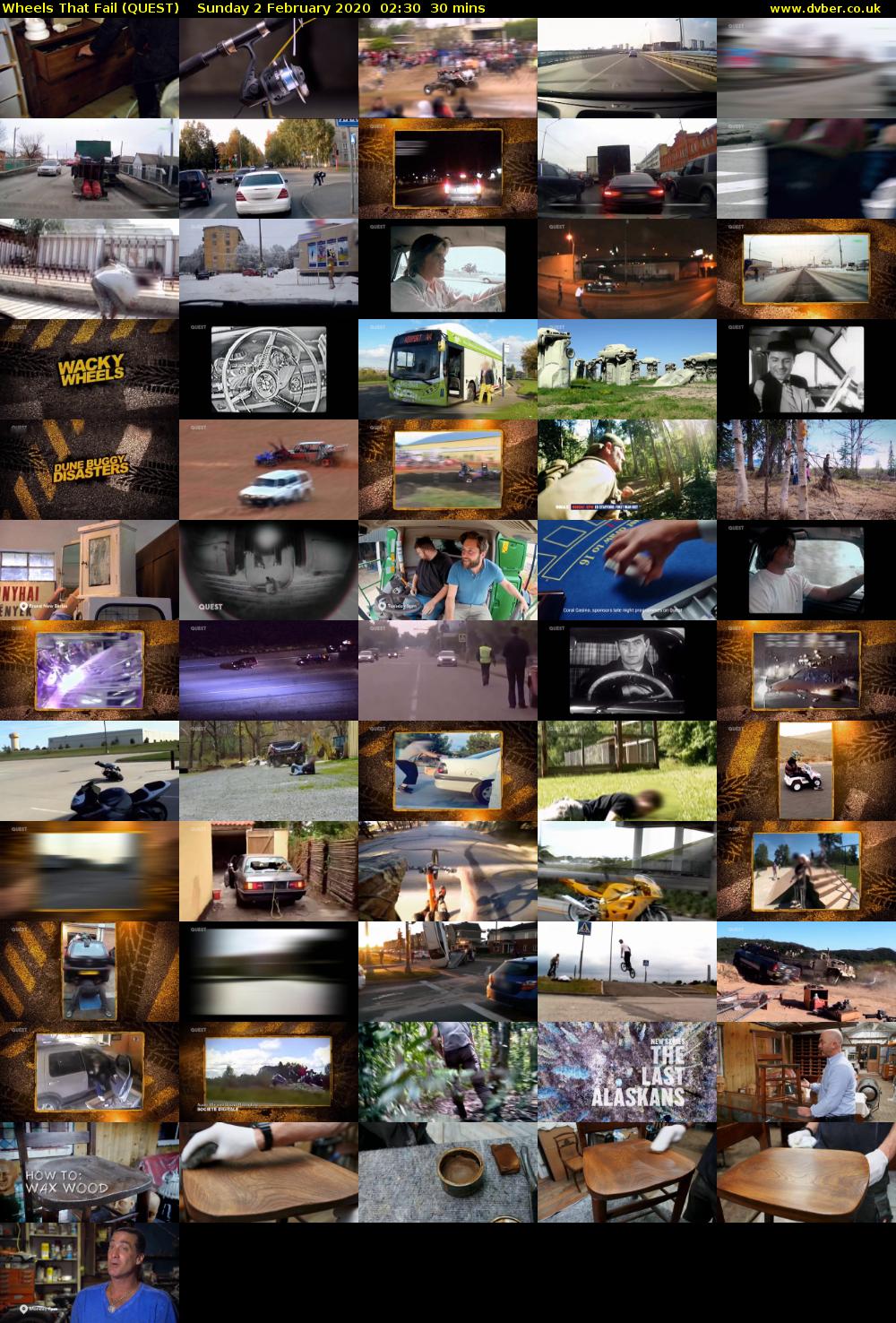 Wheels that Fail (QUEST) Sunday 2 February 2020 02:30 - 03:00