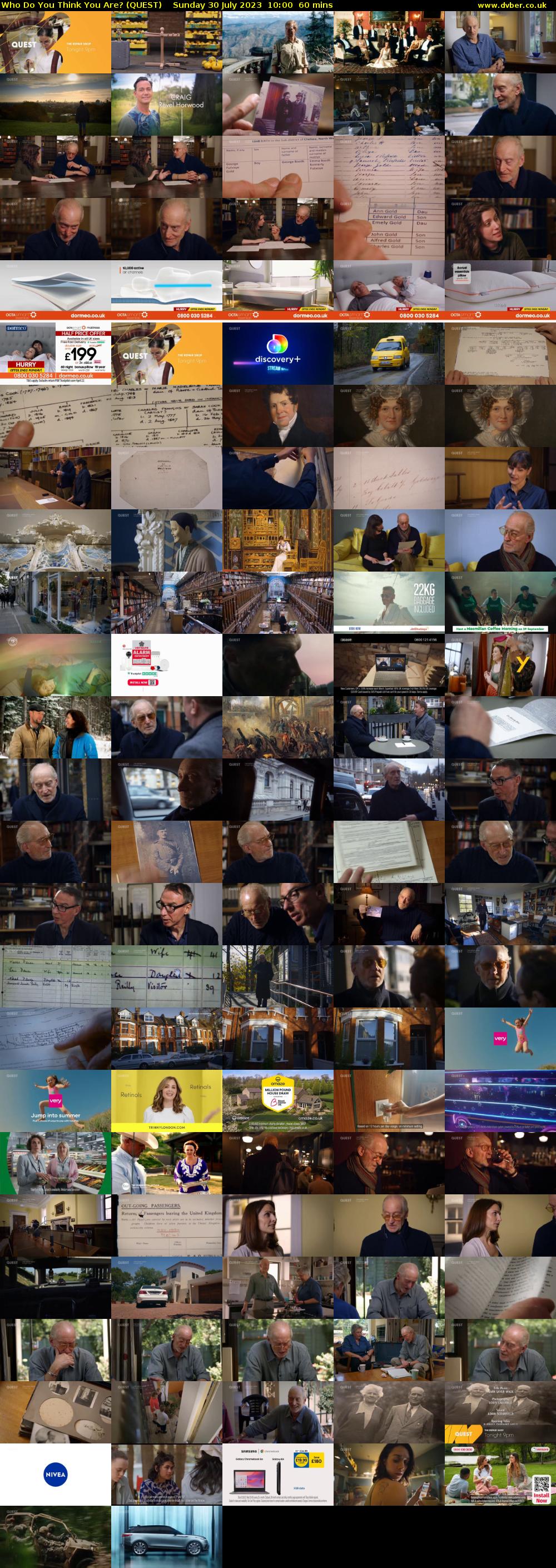 Who Do You Think You Are? (QUEST) Sunday 30 July 2023 10:00 - 11:00