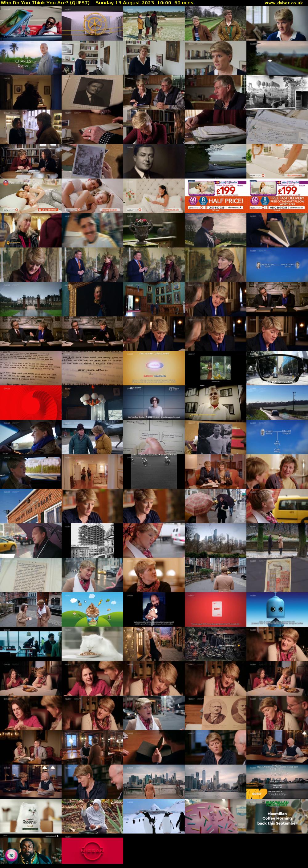 Who Do You Think You Are? (QUEST) Sunday 13 August 2023 10:00 - 11:00