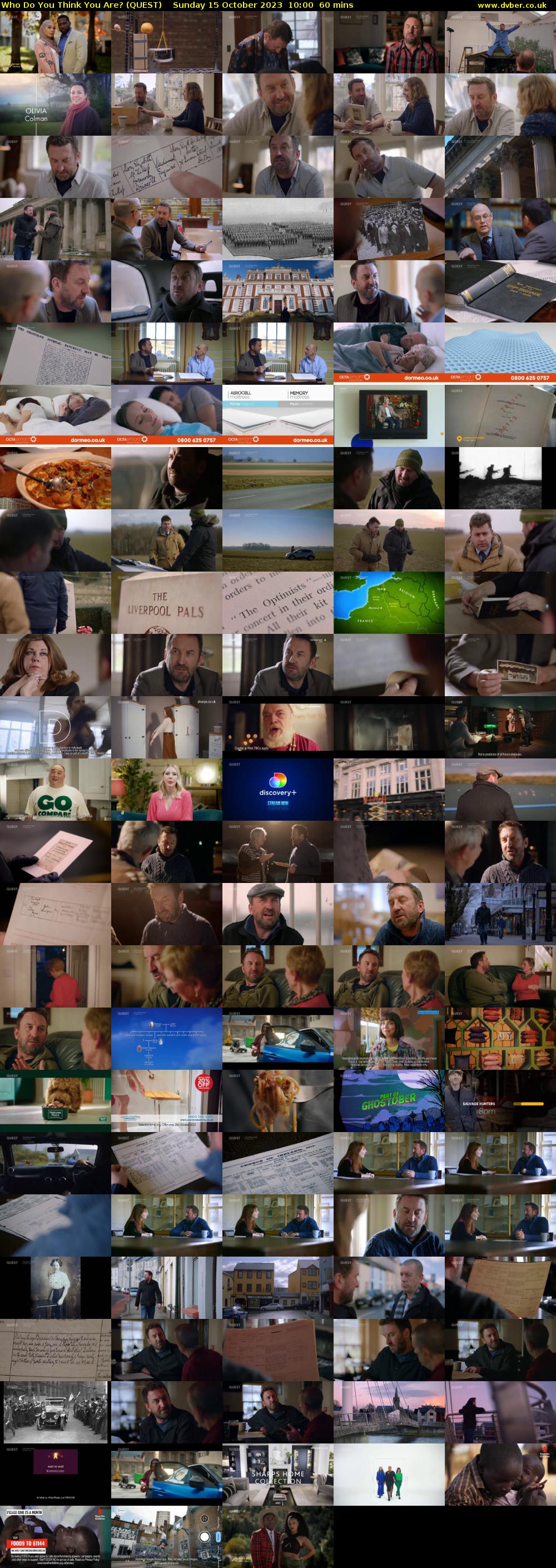 Who Do You Think You Are? (QUEST) Sunday 15 October 2023 10:00 - 11:00