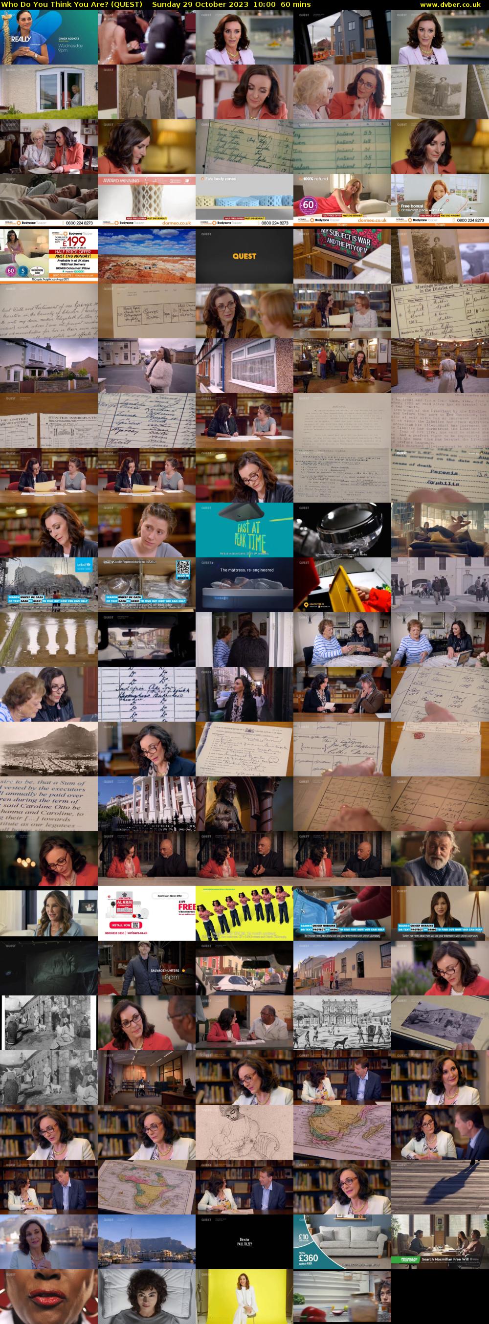 Who Do You Think You Are? (QUEST) Sunday 29 October 2023 10:00 - 11:00