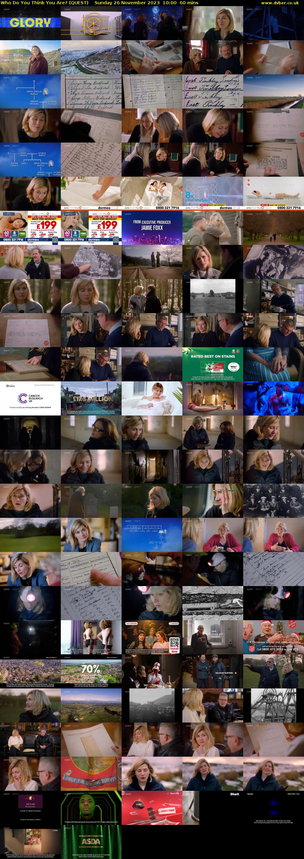 Who Do You Think You Are? (QUEST) Sunday 26 November 2023 10:00 - 11:00