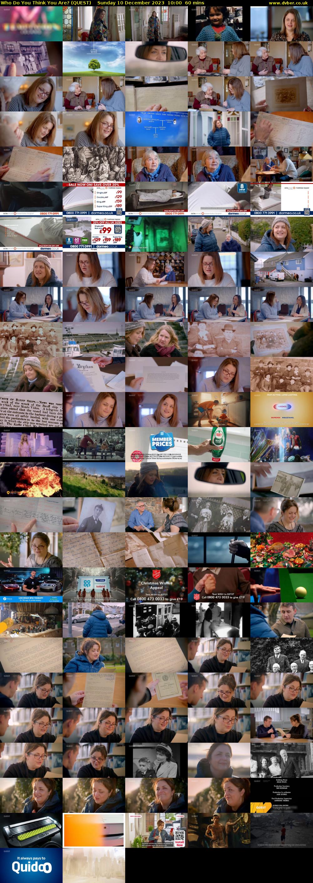 Who Do You Think You Are? (QUEST) Sunday 10 December 2023 10:00 - 11:00