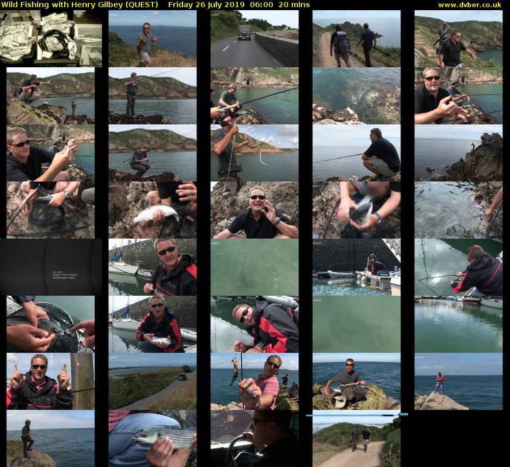 Wild Fishing with Henry Gilbey (QUEST) Friday 26 July 2019 06:00 - 06:20