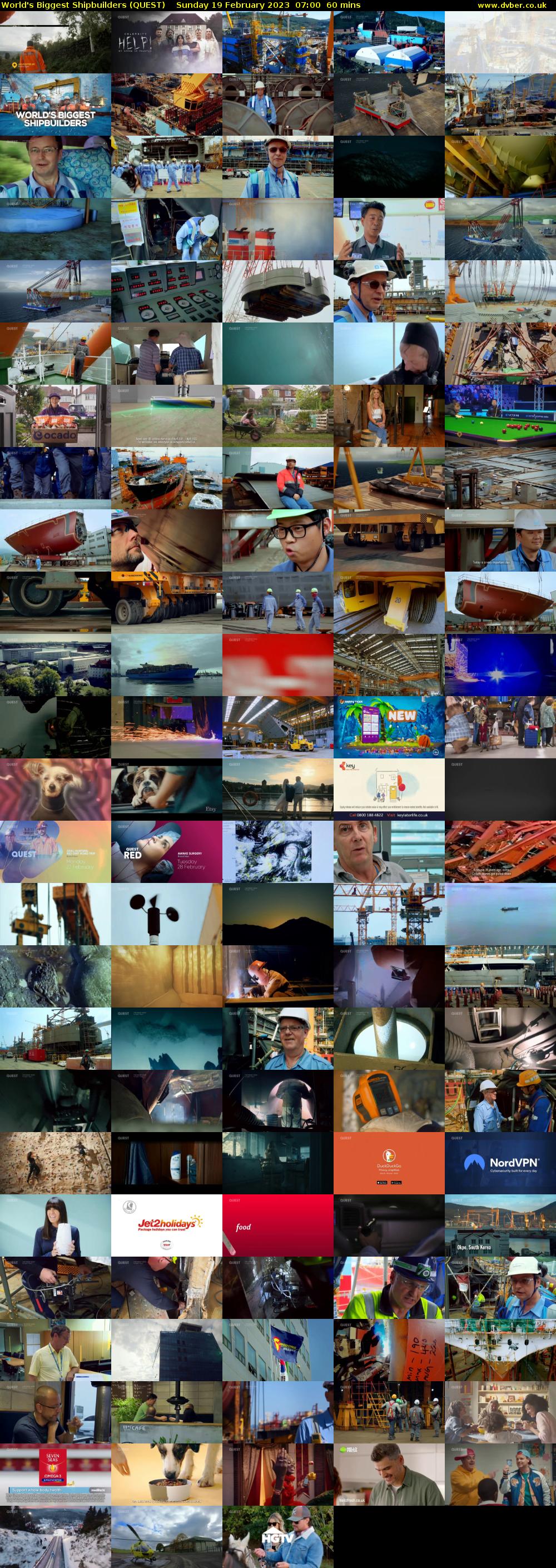 World's Biggest Shipbuilders (QUEST) Sunday 19 February 2023 07:00 - 08:00