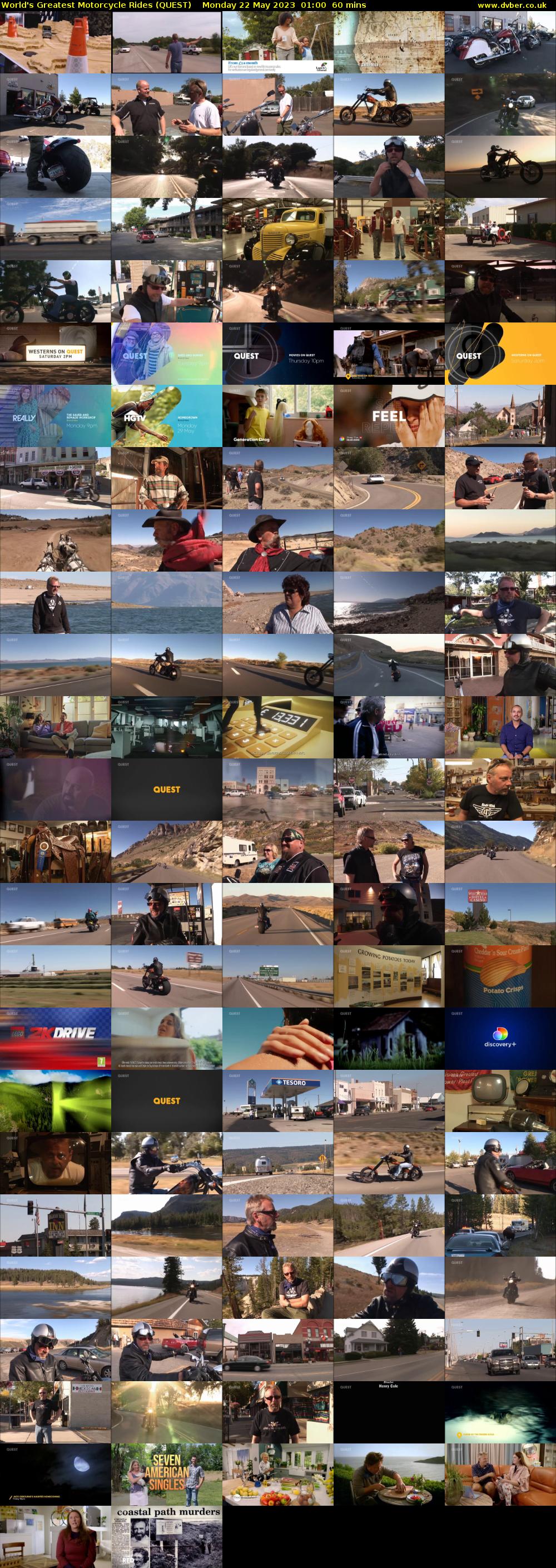 World's Greatest Motorcycle Rides (QUEST) Monday 22 May 2023 01:00 - 02:00