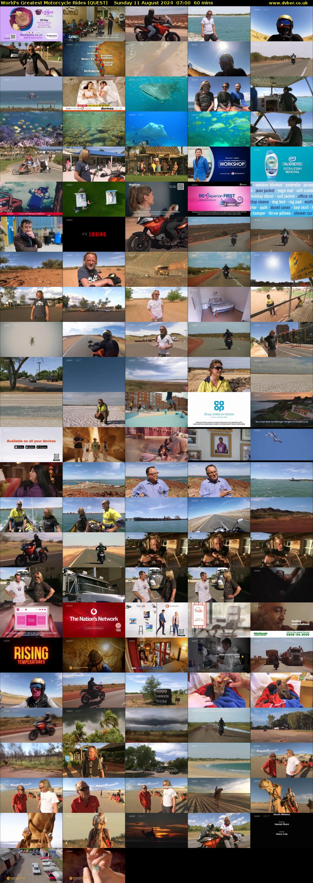 World's Greatest Motorcycle Rides (QUEST) Sunday 11 August 2024 07:00 - 08:00