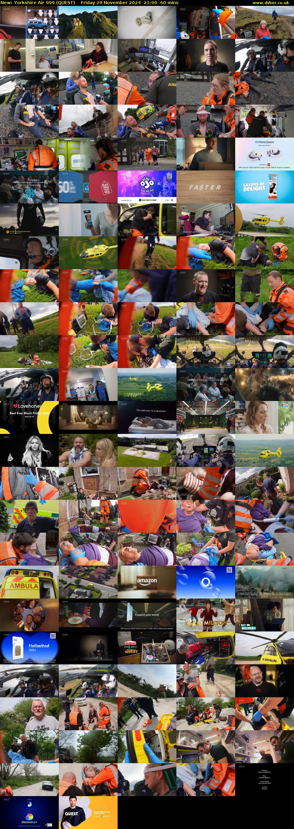 Yorkshire Air 999 (QUEST) Friday 29 November 2024 21:00 - 22:00