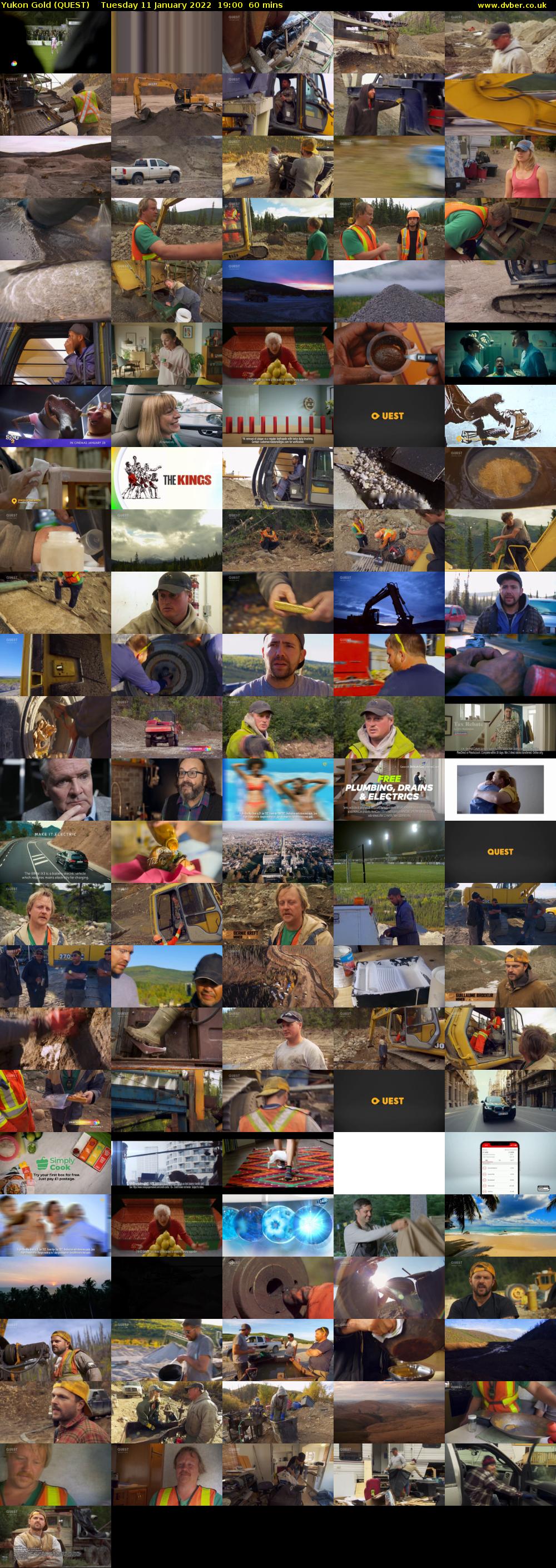 Yukon Gold (QUEST) Tuesday 11 January 2022 19:00 - 20:00