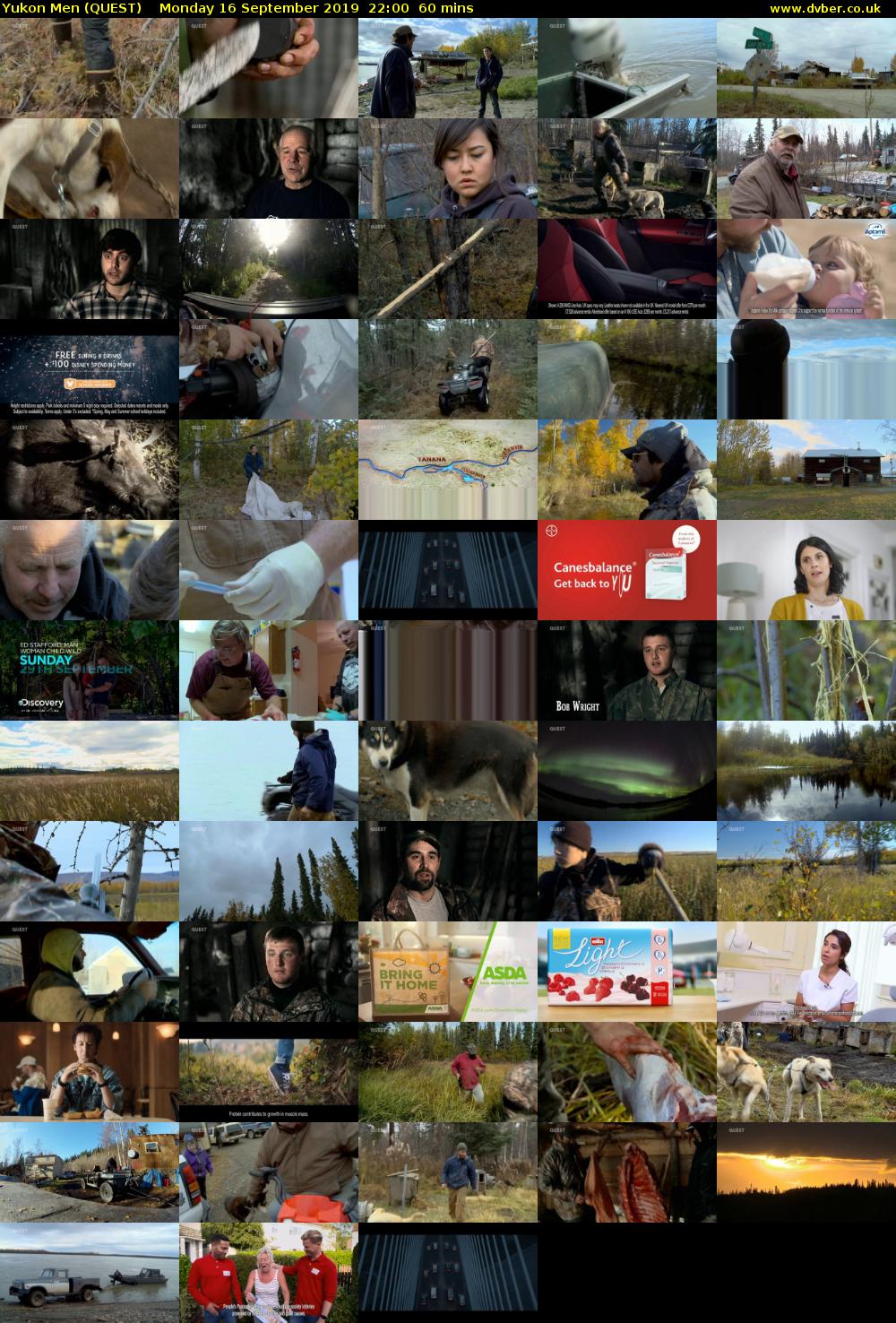 Yukon Men (QUEST) Monday 16 September 2019 22:00 - 23:00