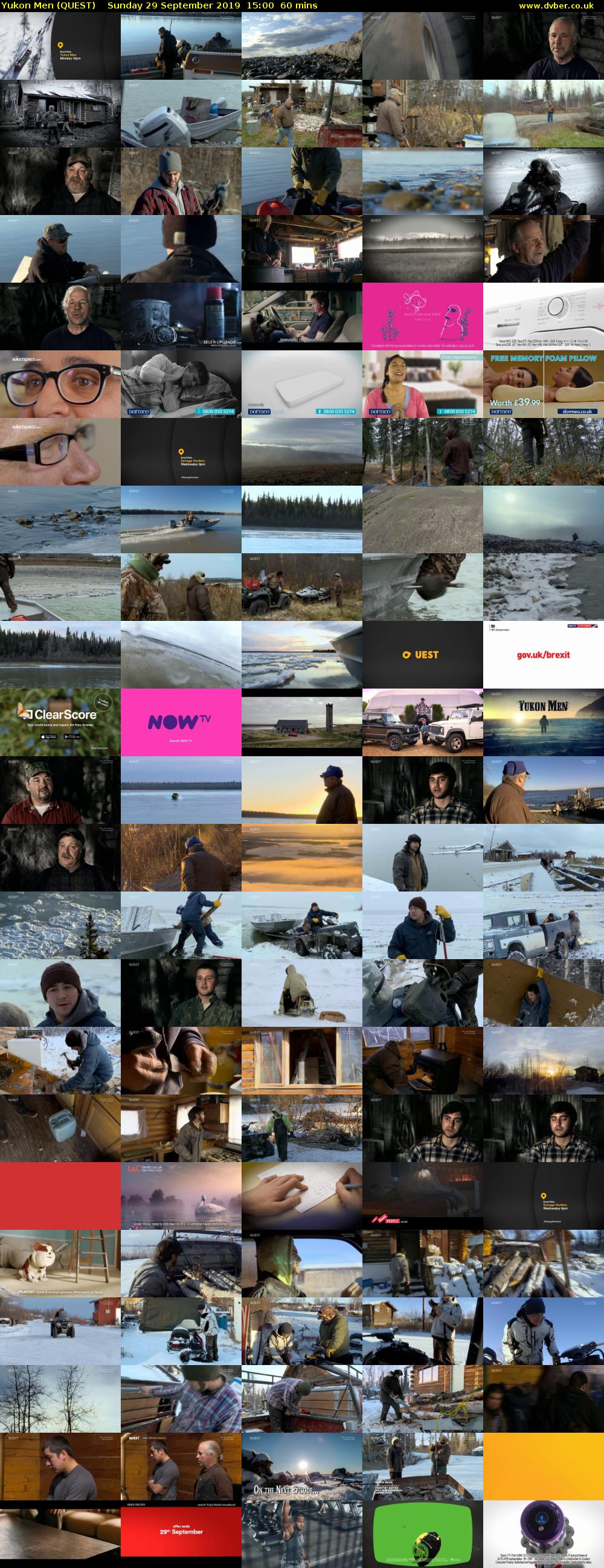 Yukon Men (QUEST) Sunday 29 September 2019 15:00 - 16:00