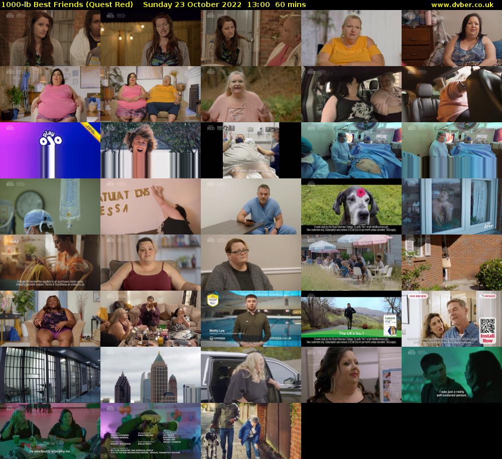 1000-lb Best Friends (Quest Red) Sunday 23 October 2022 13:00 - 14:00