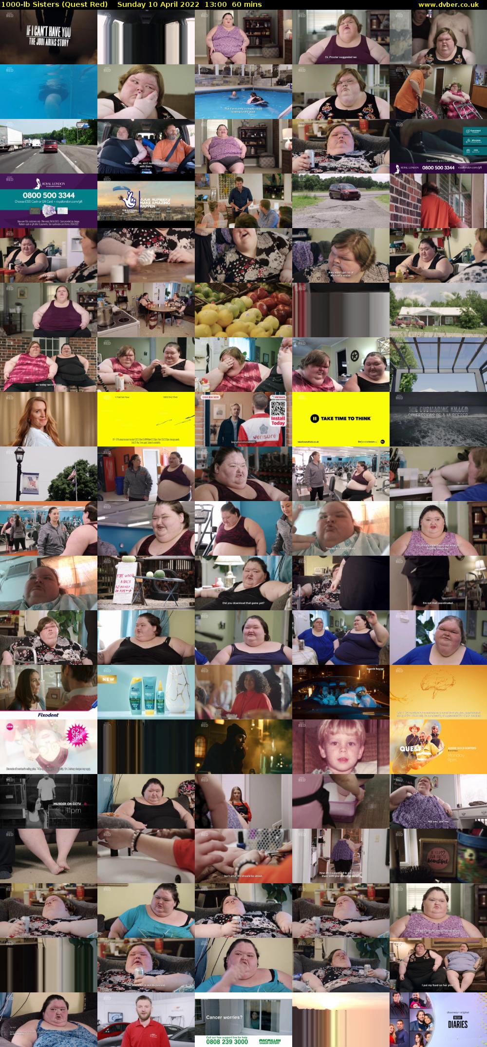 1000-lb Sisters (Quest Red) Sunday 10 April 2022 13:00 - 14:00