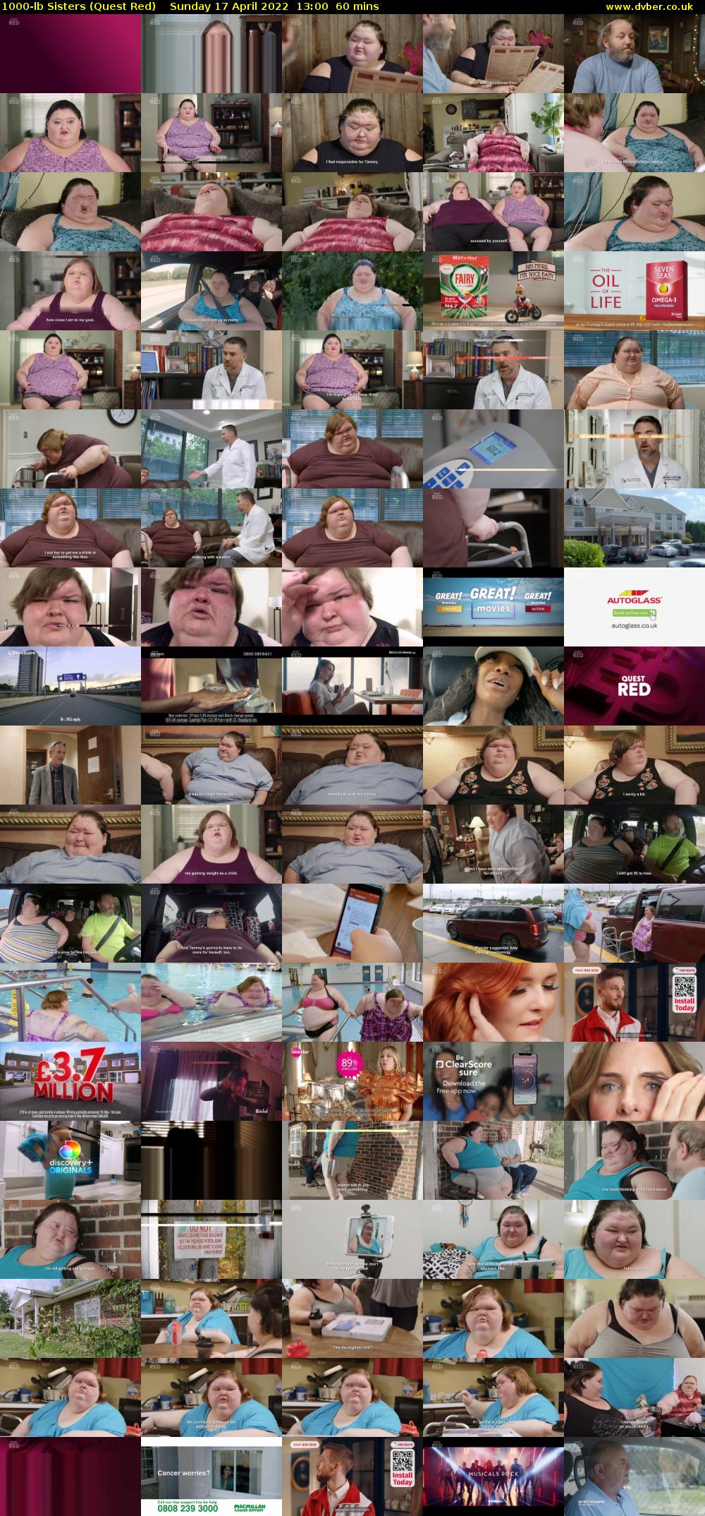 1000-lb Sisters (Quest Red) Sunday 17 April 2022 13:00 - 14:00