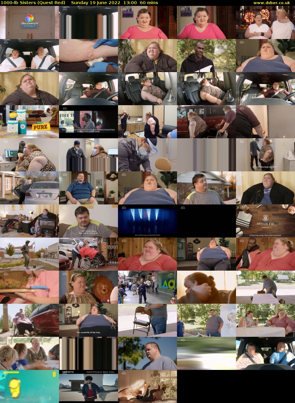 1000-lb Sisters (Quest Red) Sunday 19 June 2022 13:00 - 14:00