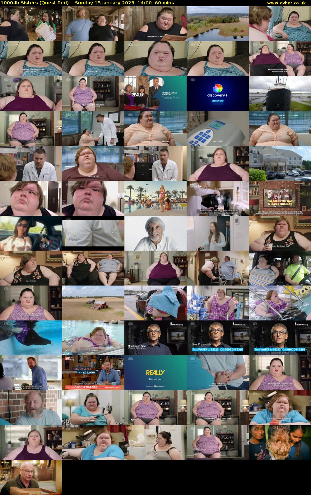 1000-lb Sisters (Quest Red) Sunday 15 January 2023 14:00 - 15:00