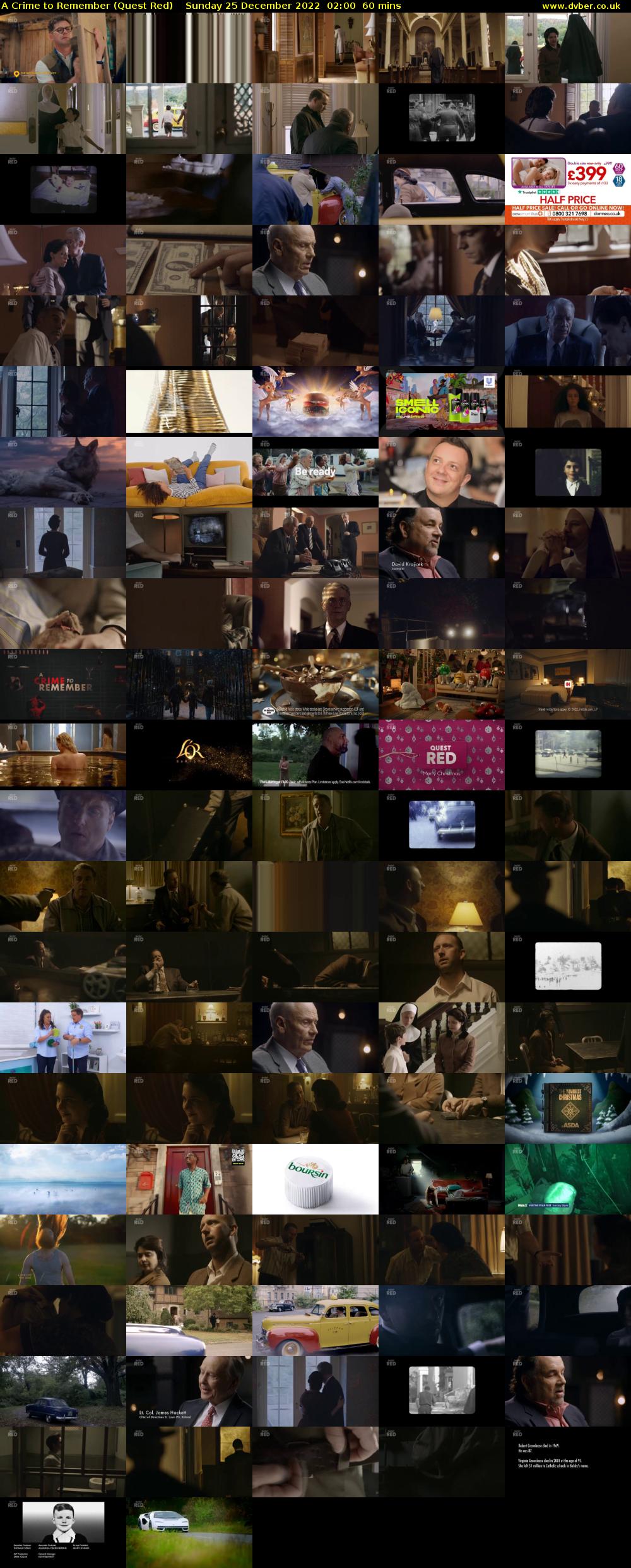 A Crime to Remember (Quest Red) Sunday 25 December 2022 02:00 - 03:00