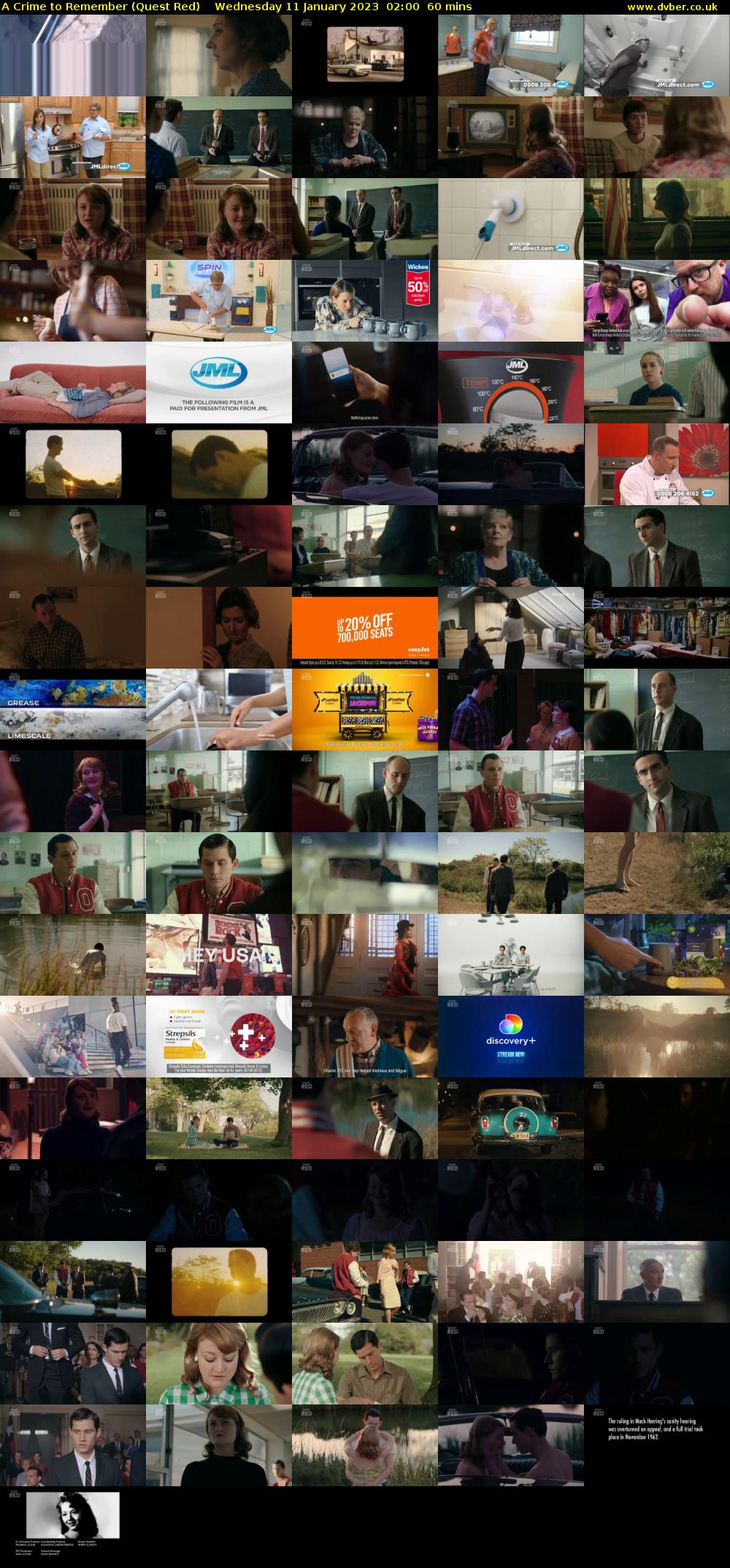A Crime to Remember (Quest Red) Wednesday 11 January 2023 02:00 - 03:00