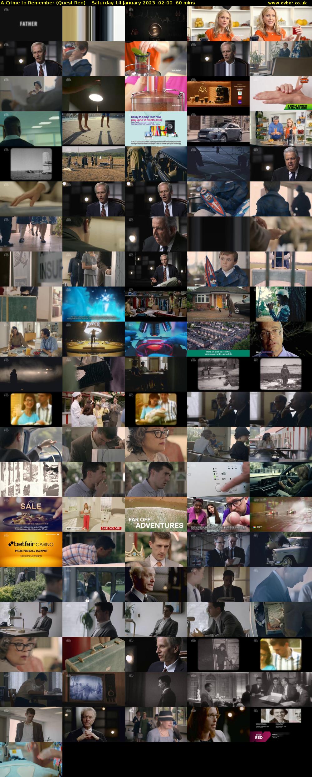 A Crime to Remember (Quest Red) Saturday 14 January 2023 02:00 - 03:00