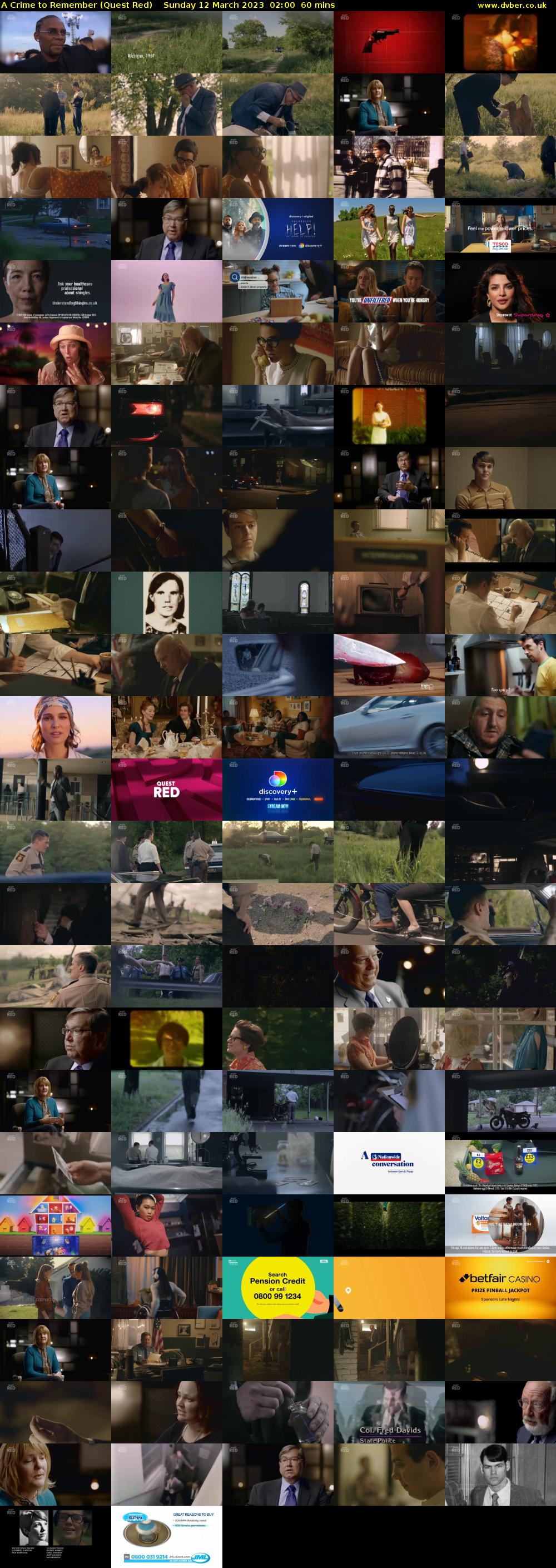 A Crime to Remember (Quest Red) Sunday 12 March 2023 02:00 - 03:00