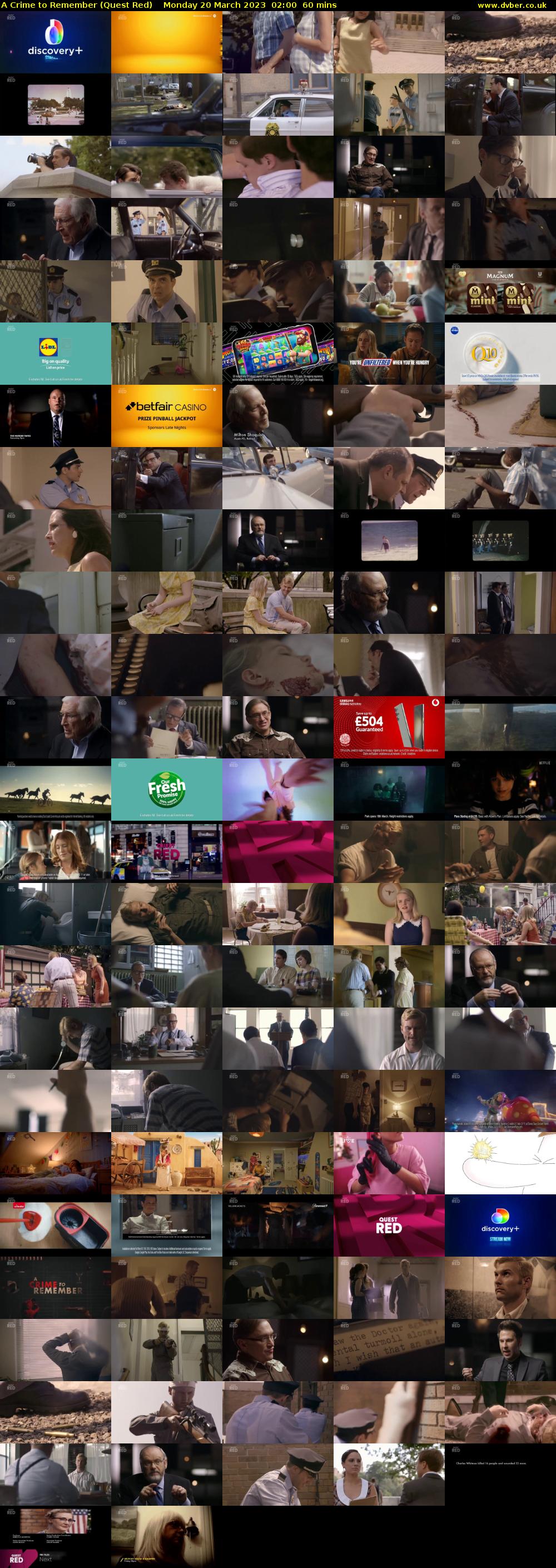 A Crime to Remember (Quest Red) Monday 20 March 2023 02:00 - 03:00