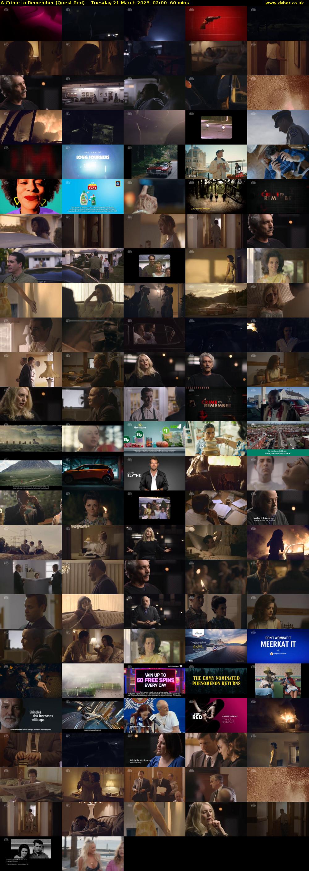 A Crime to Remember (Quest Red) Tuesday 21 March 2023 02:00 - 03:00