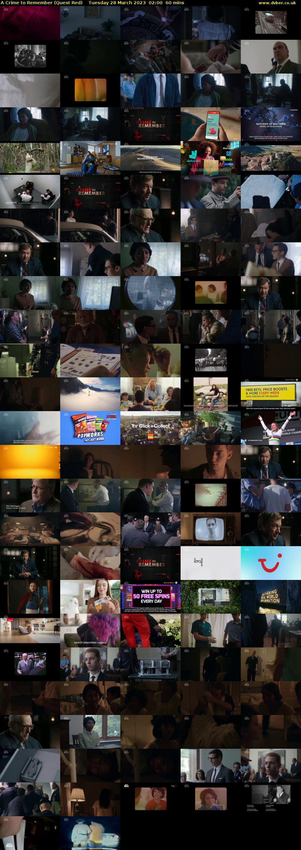A Crime to Remember (Quest Red) Tuesday 28 March 2023 02:00 - 03:00