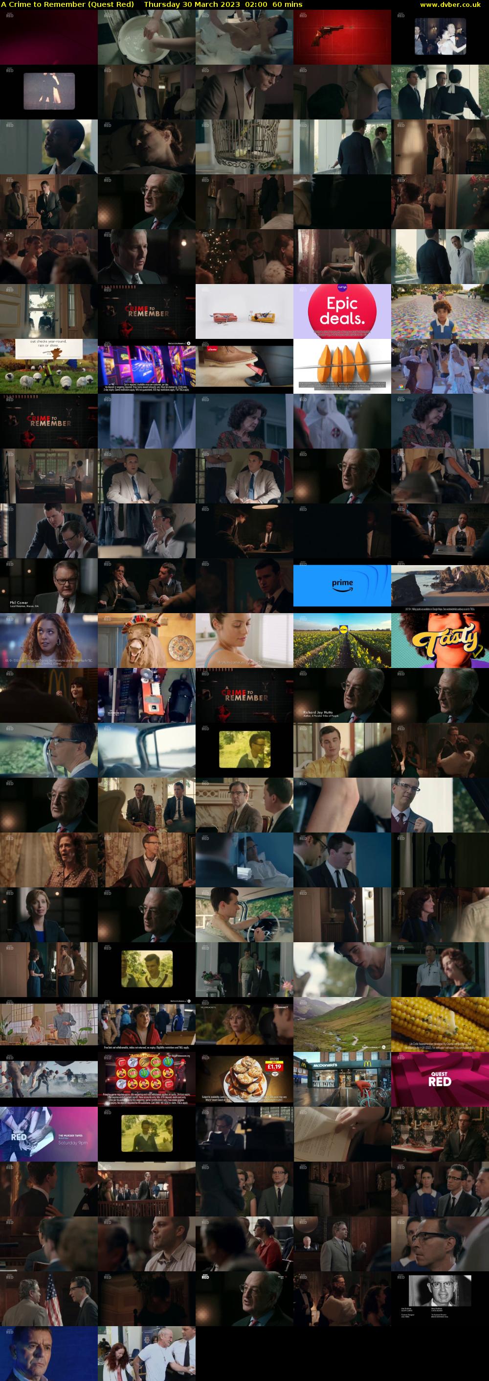 A Crime to Remember (Quest Red) Thursday 30 March 2023 02:00 - 03:00