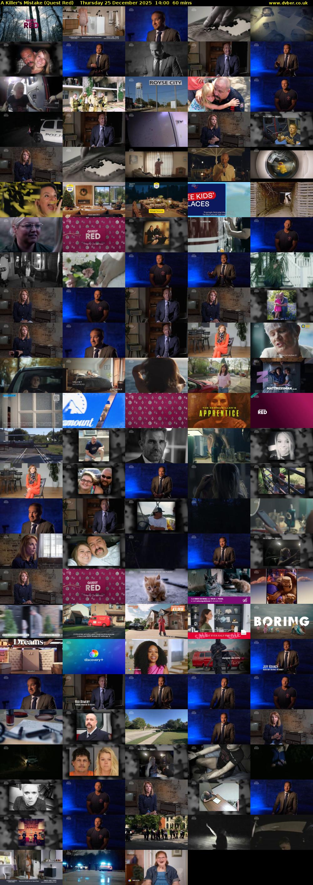 A Killer's Mistake (Quest Red) Thursday 25 December 2025 14:00 - 15:00