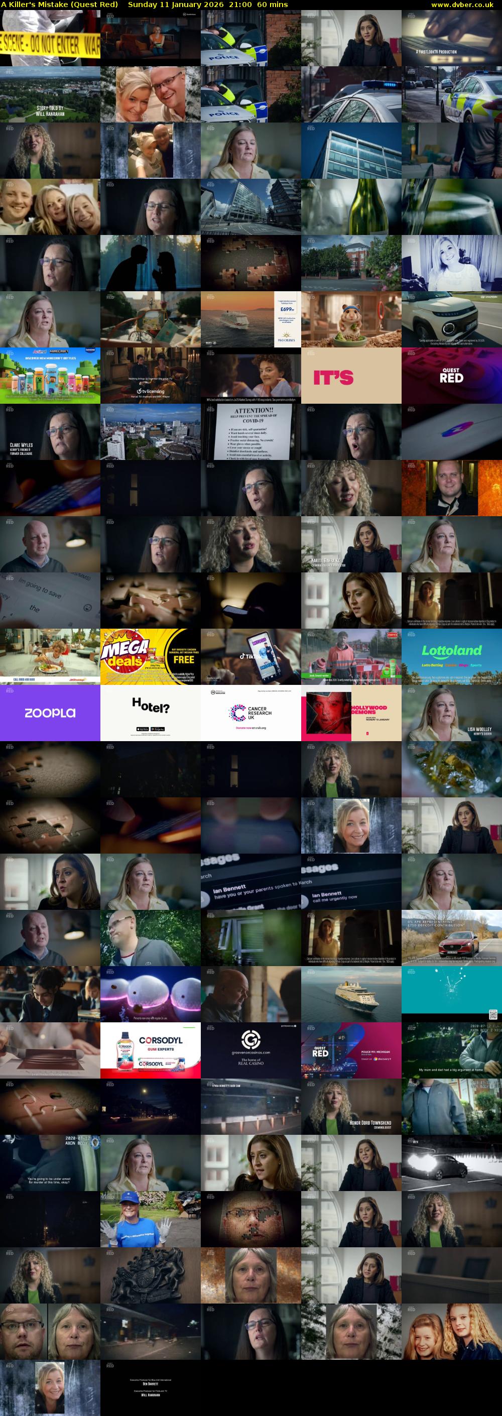 A Killer's Mistake (Quest Red) Sunday 11 January 2026 21:00 - 22:00