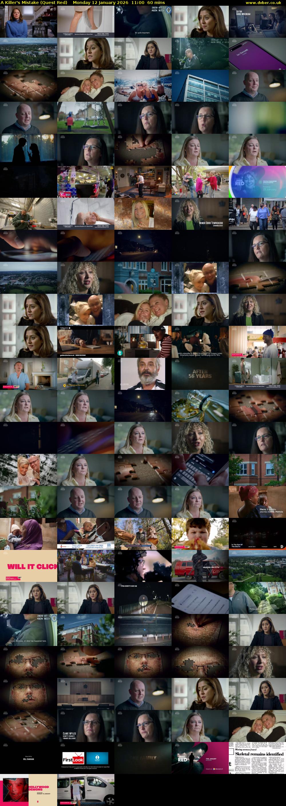 A Killer's Mistake (Quest Red) Monday 12 January 2026 11:00 - 12:00