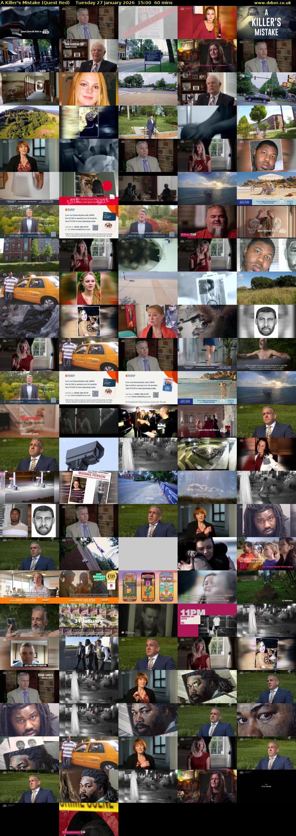 A Killer's Mistake (Quest Red) Tuesday 27 January 2026 15:00 - 16:00