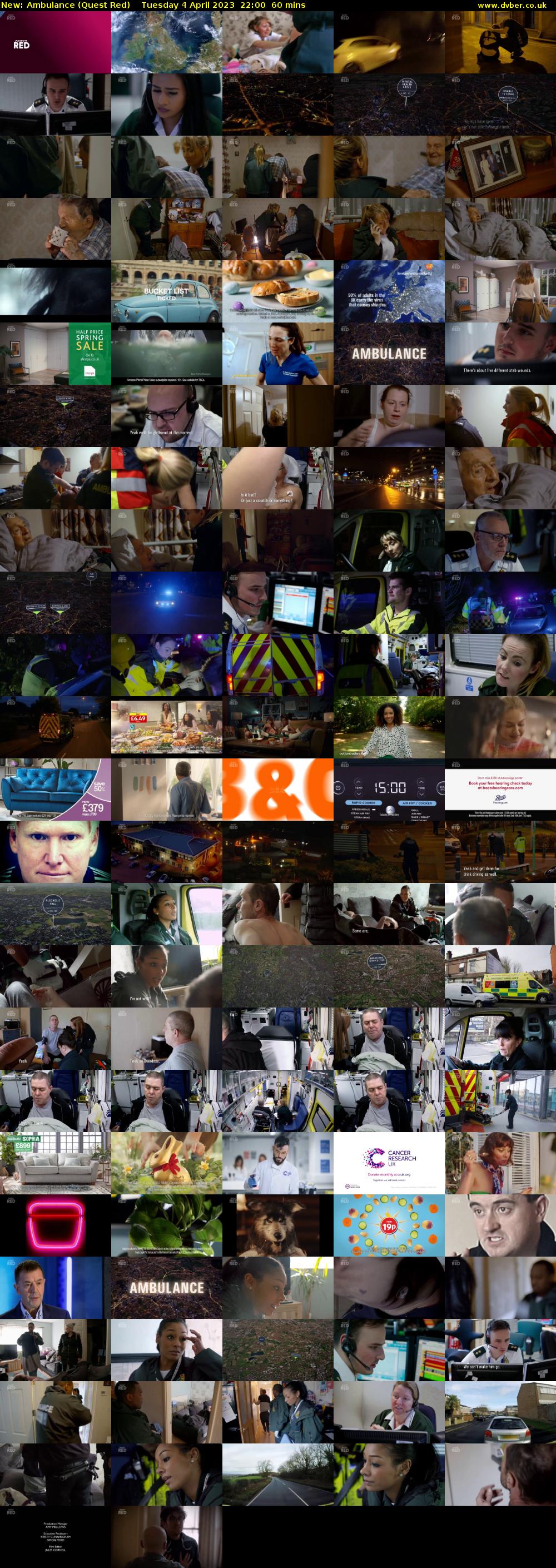 Ambulance (Quest Red) Tuesday 4 April 2023 22:00 - 23:00