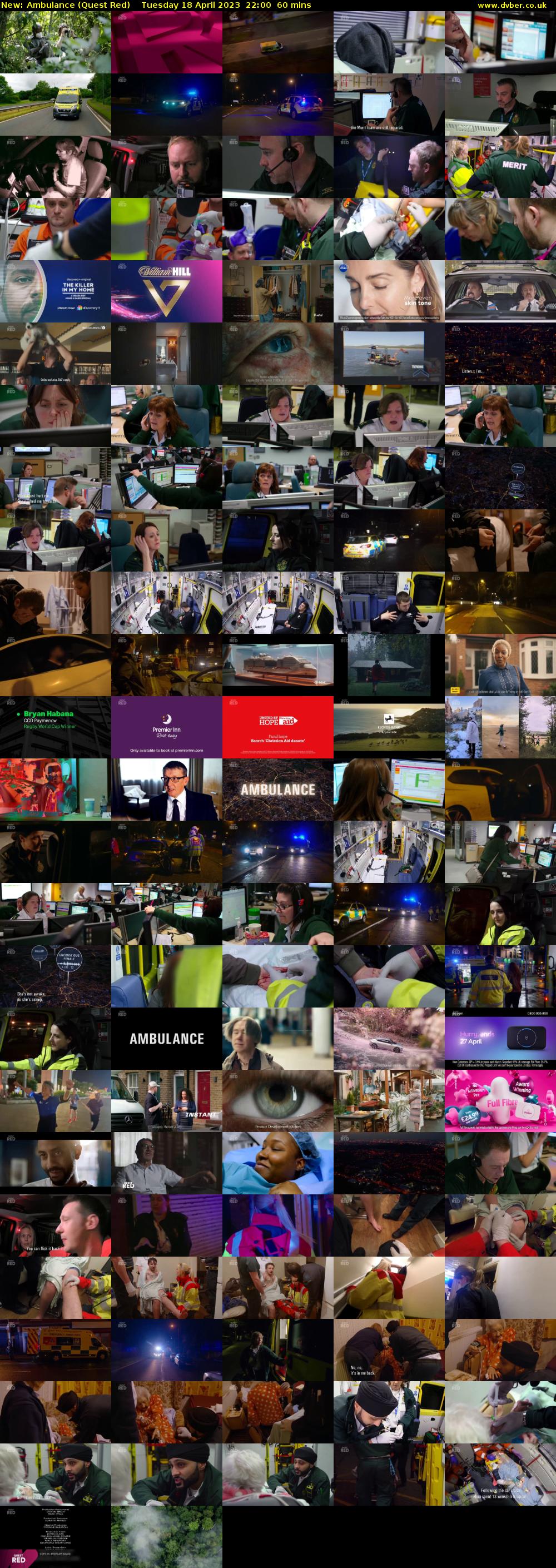 Ambulance (Quest Red) Tuesday 18 April 2023 22:00 - 23:00