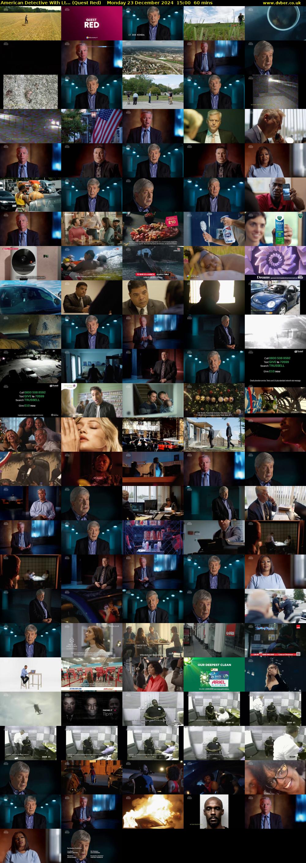 American Detective With Lt... (Quest Red) Monday 23 December 2024 15:00 - 16:00