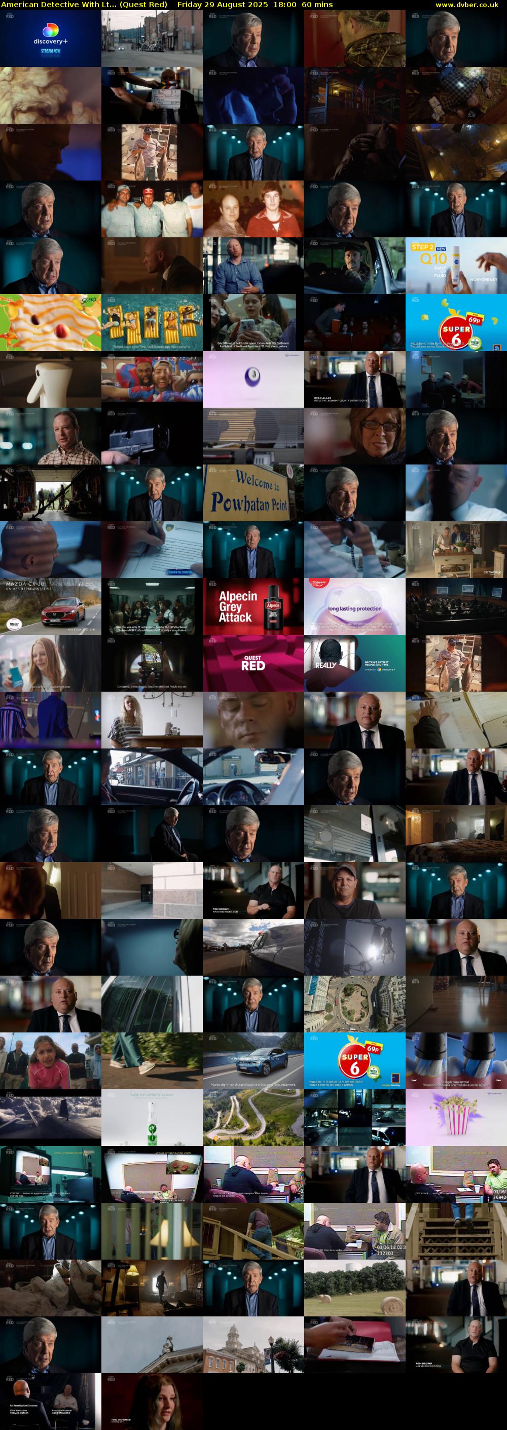 American Detective With Lt... (Quest Red) Friday 29 August 2025 18:00 - 19:00