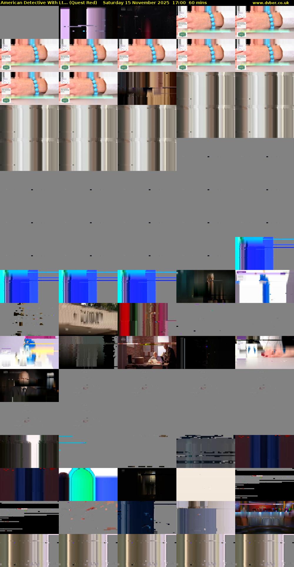 American Detective With Lt... (Quest Red) Saturday 15 November 2025 17:00 - 18:00