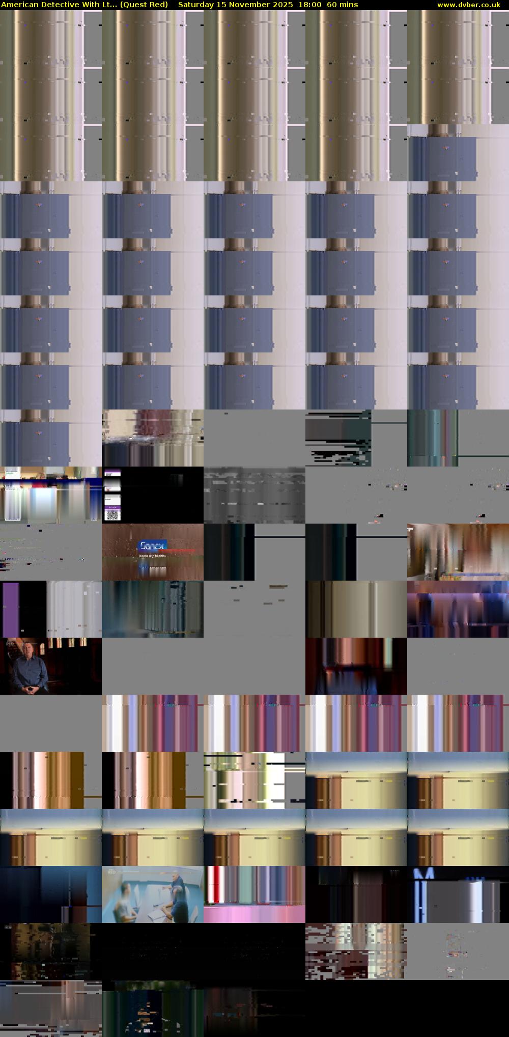 American Detective With Lt... (Quest Red) Saturday 15 November 2025 18:00 - 19:00