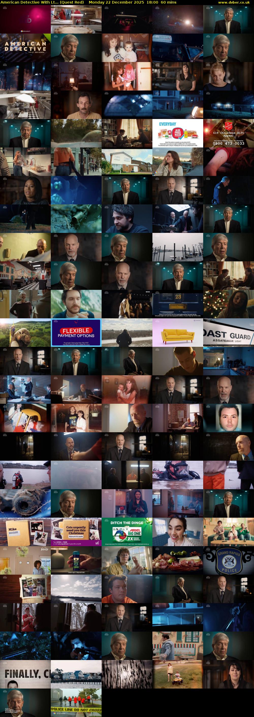 American Detective With Lt... (Quest Red) Monday 22 December 2025 18:00 - 19:00