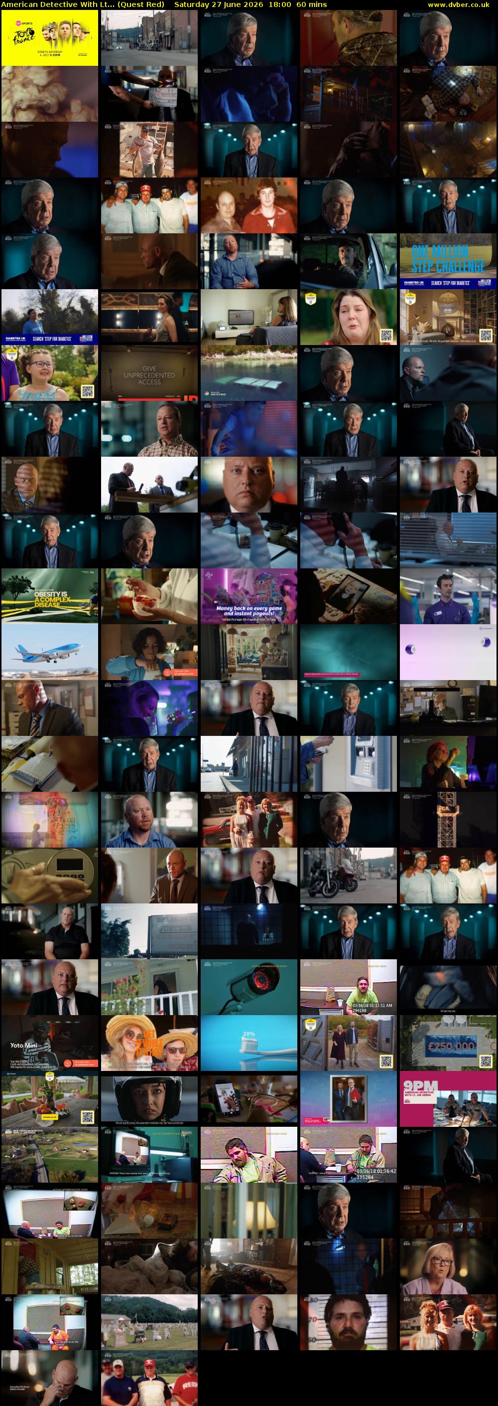 American Detective With Lt... (Quest Red) Saturday 27 June 2026 18:00 - 19:00