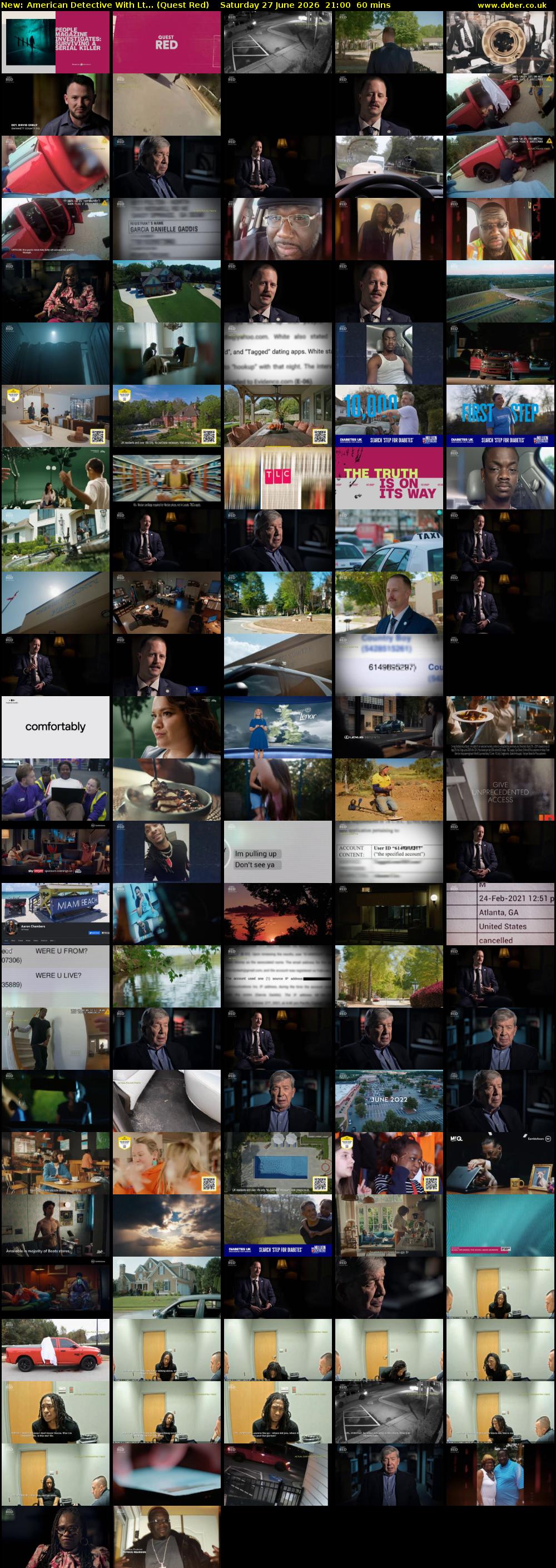 American Detective With Lt... (Quest Red) Saturday 27 June 2026 21:00 - 22:00