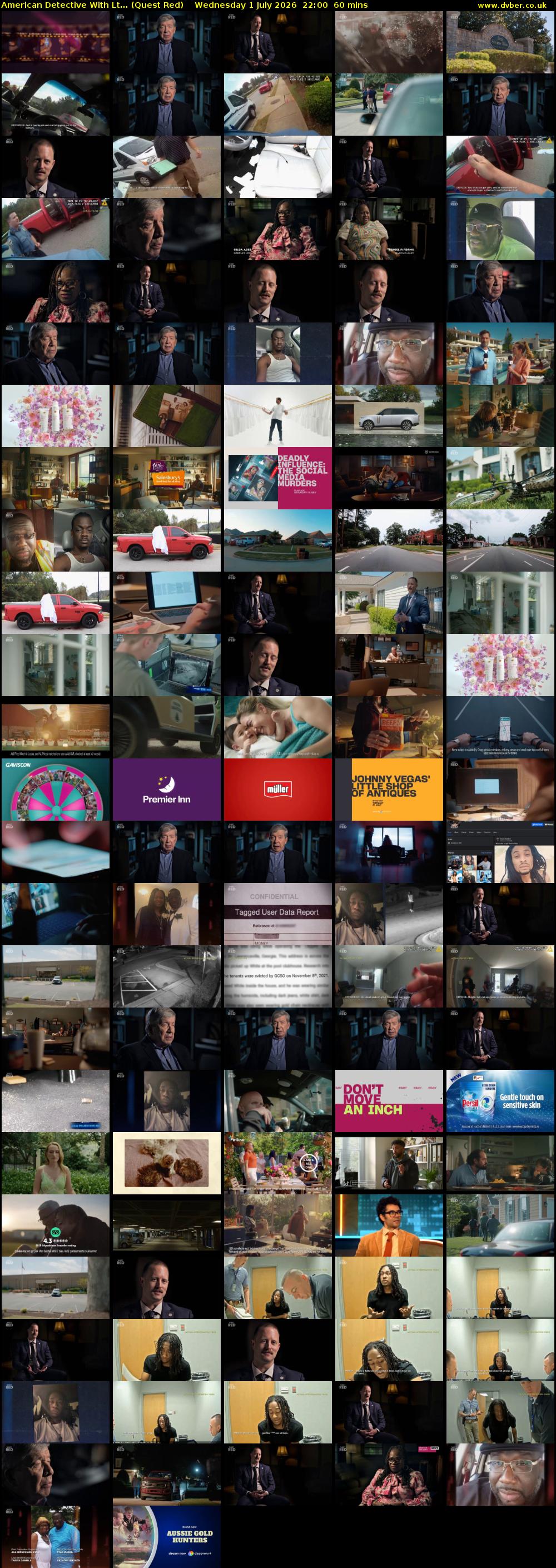 American Detective With Lt... (Quest Red) Wednesday 1 July 2026 22:00 - 23:00