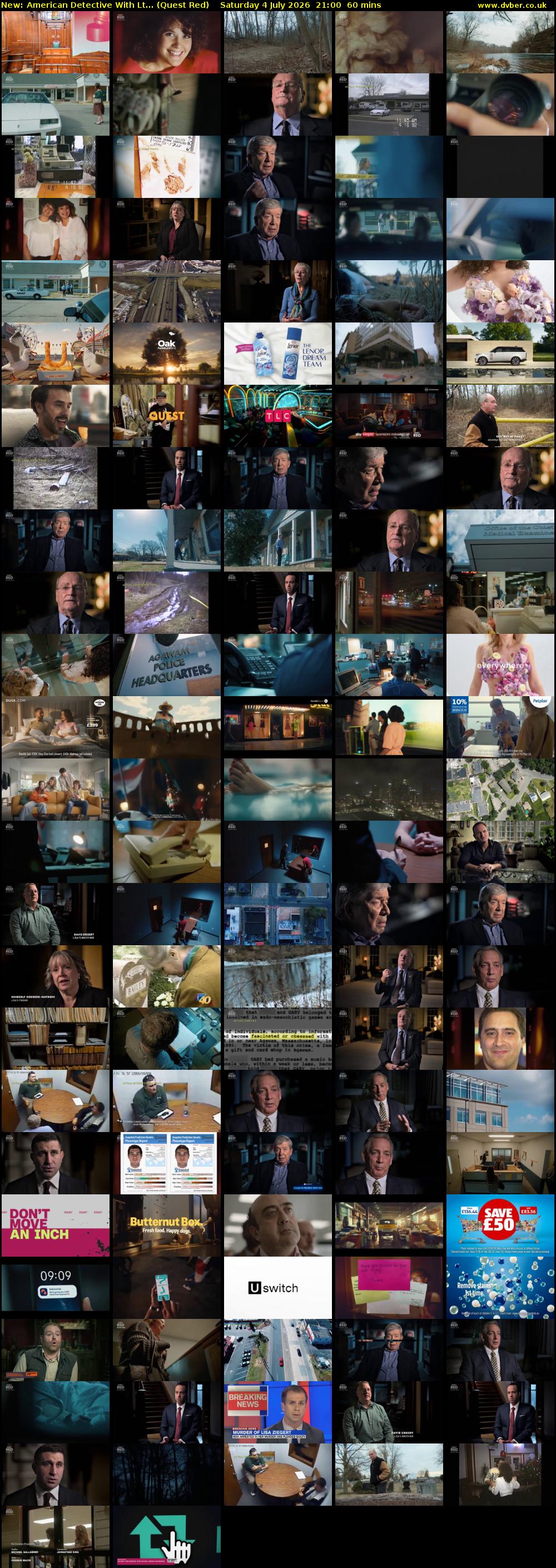 American Detective With Lt... (Quest Red) Saturday 4 July 2026 21:00 - 22:00