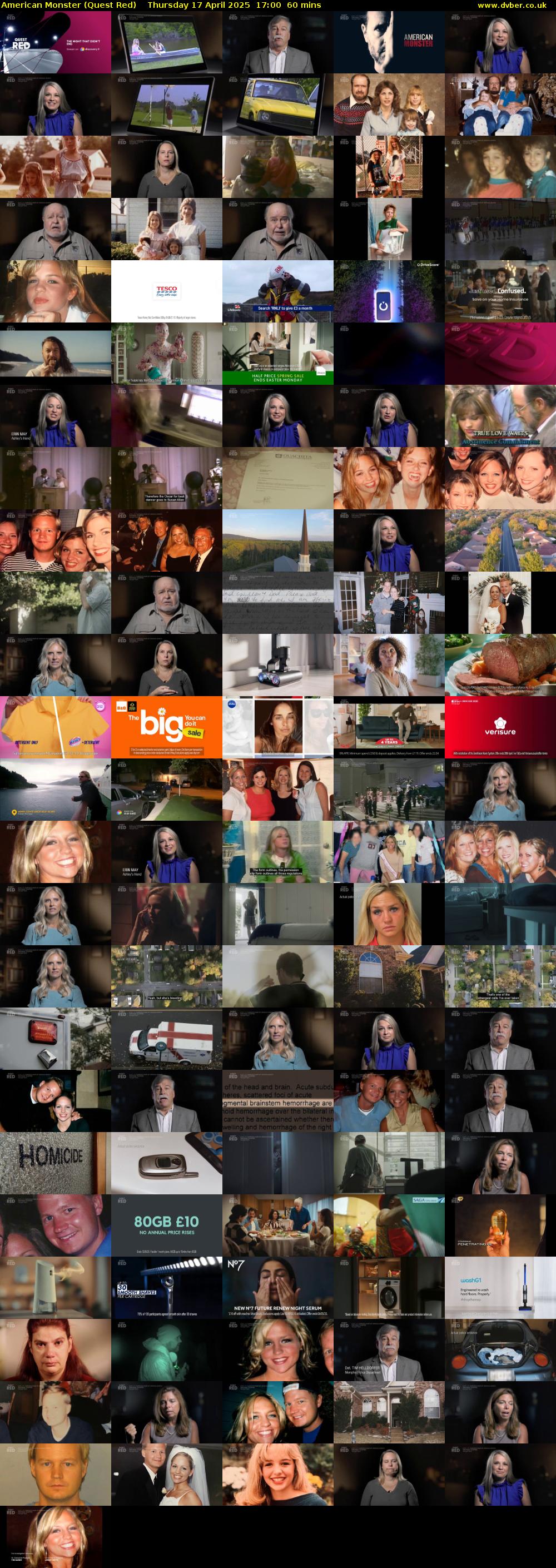 American Monster (Quest Red) Thursday 17 April 2025 17:00 - 18:00