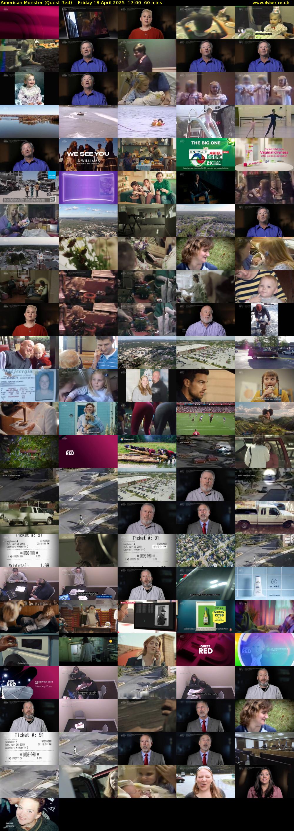 American Monster (Quest Red) Friday 18 April 2025 17:00 - 18:00