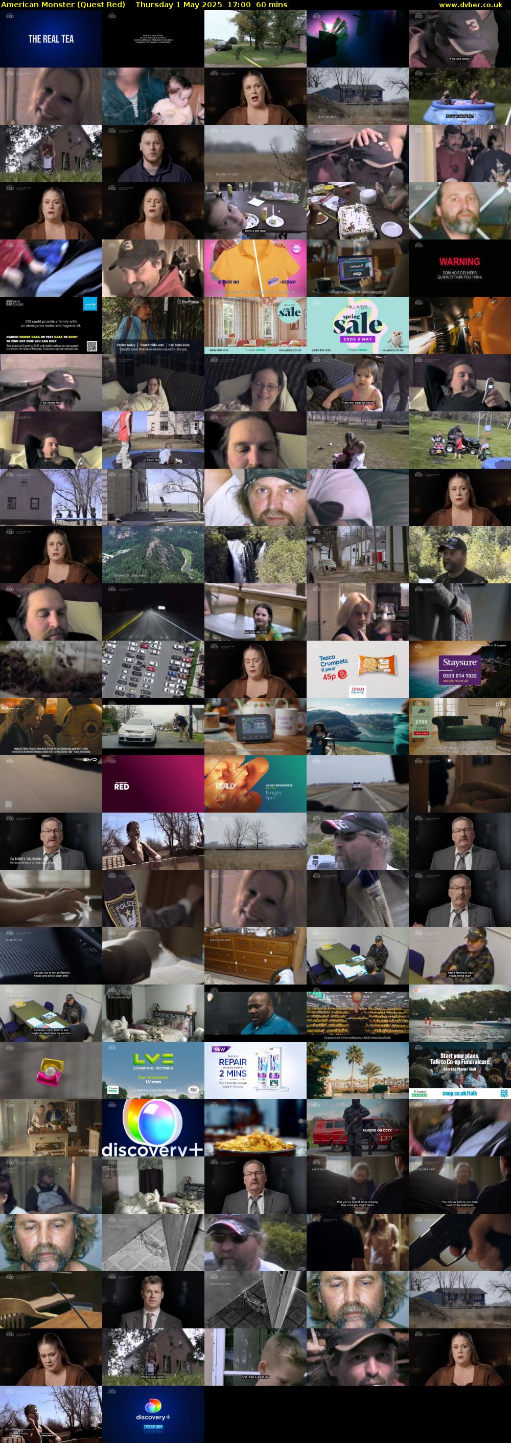 American Monster (Quest Red) Thursday 1 May 2025 17:00 - 18:00