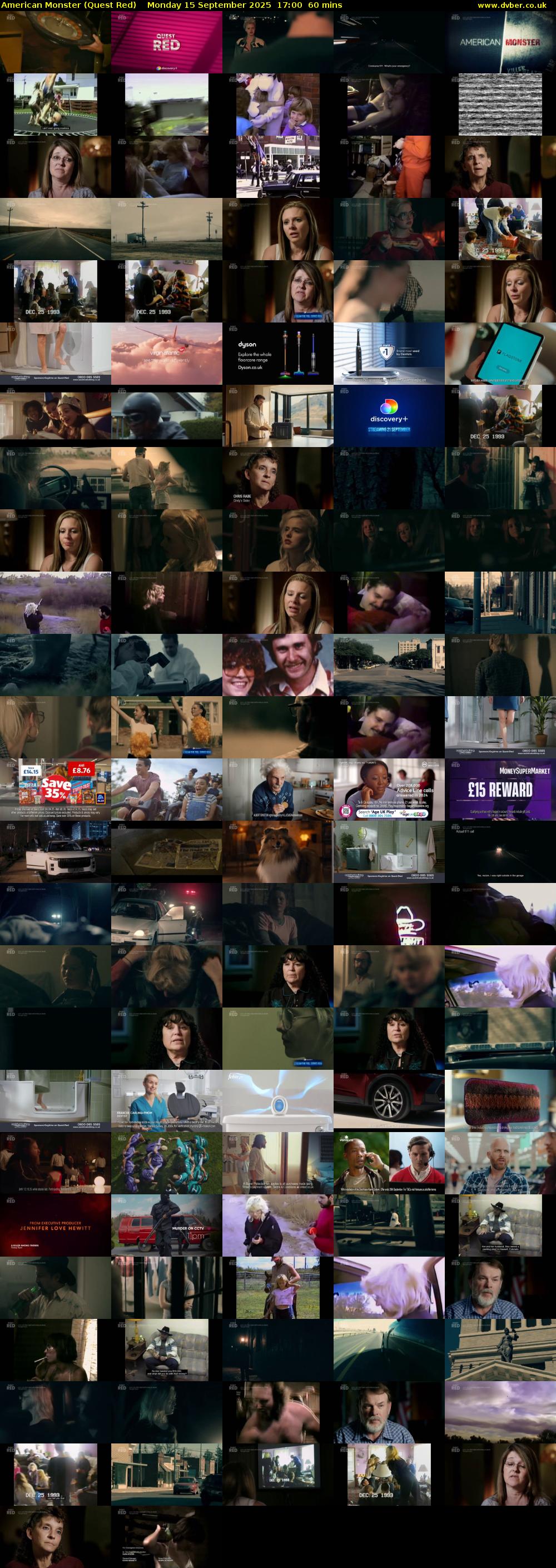 American Monster (Quest Red) Monday 15 September 2025 17:00 - 18:00